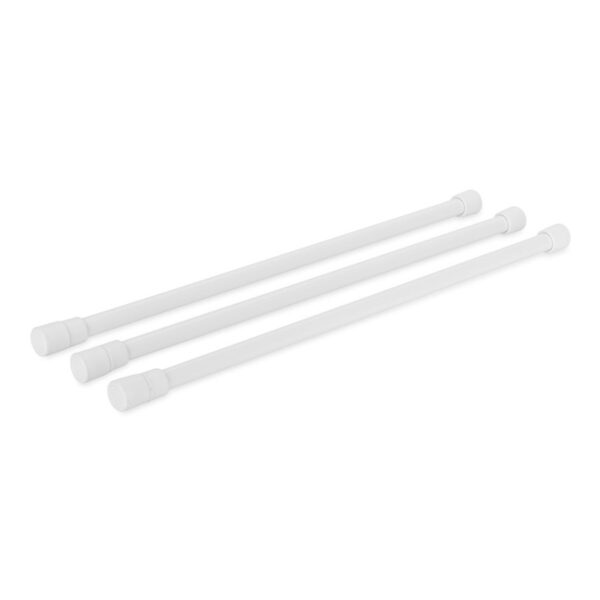 Camco Spring-Loaded Refrigerator Brace, 16-28 Inches, White, Set of 3