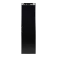 Norcold Flat Panel RV Refrigerator, 5.3 Cubic Feet, 12 Volt, Black with Freezer