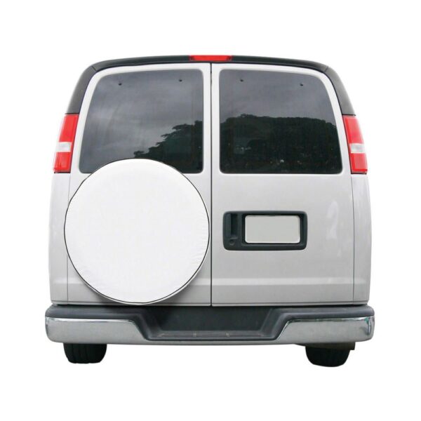 Classic Accessories Spare Tire Cover, Snow White Vinyl, 25.5-26.5in