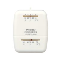 White Rodgers Single-Stage Furnace Thermostat, 24V, Analog