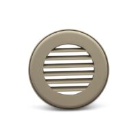 B&B Molders 4 inch Duct Register, Tan