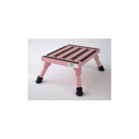 Safety Step Step Stool, 14" x 11" x 7", 1000 lb Capacity, Pink