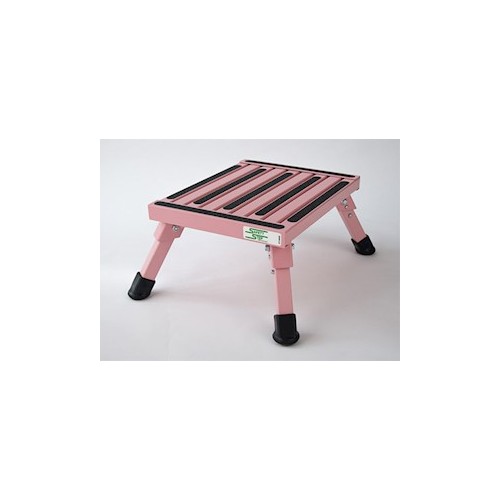 Safety Step Step Stool, 14" x 11" x 7", 1000 lb Capacity, Pink