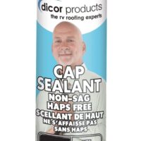 Dicor Self-Leveling Roof Sealant, 10 oz, Black