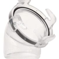 Valterra 45-Degree Sewer Adapter, Clear