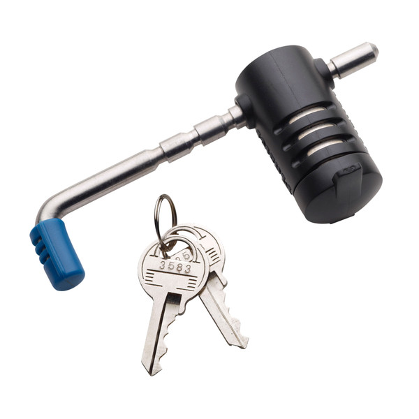 Master Lock Sentry Trailer Coupler Lock, Adjustable 9/16-inch to 2.75-inch, Silver