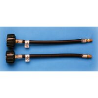 Cavagna Propane Pigtail Hose, 12-Inch, ACME to 1/4-Inch Male Flare
