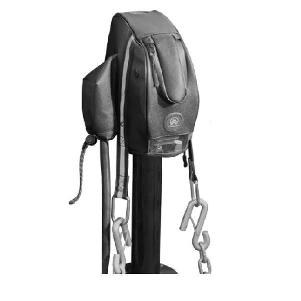 Trailersphere Tongue Jack Cover, Bulldog Electric Jack, Black