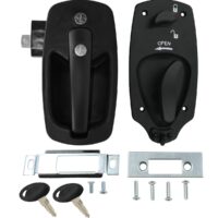 AP Products RV Entry Door Handle, Lever, Black