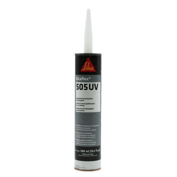 AP Products Sikaflex 505 UV Polymer Sealant, White, 10.1 oz Cartridge
