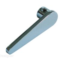 RV Designer Screen Door Handle, Silver, Dutch Star