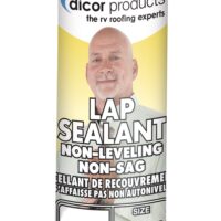 Dicor Self-Leveling Roof Sealant, 10 oz Tube, Gray