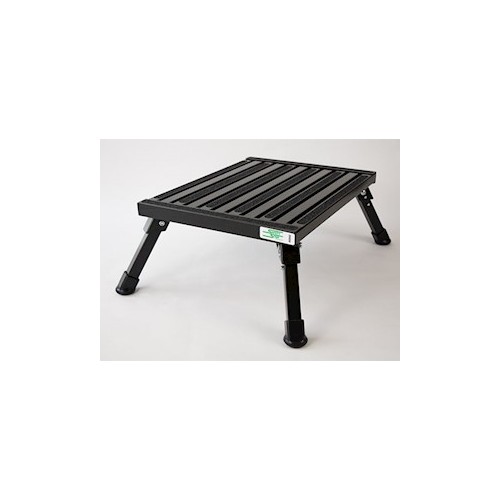 Safety Step Step Stool, 19" x 15" x 8", 1000 lb Capacity, Black