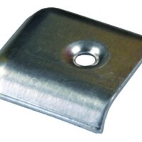 JR Products Side Molding End Caps, Chrome Plated Silver, Set of 4