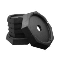 SnapPad 11-Inch Leveling Jack Pad Set of 6, Recycled Rubber