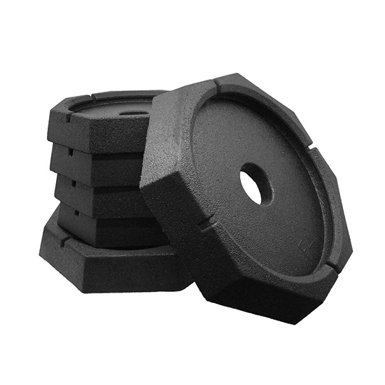 SnapPad 11-Inch Leveling Jack Pad Set of 6, Recycled Rubber