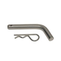 Husky Towing Bent Pin Hitch Pin, 5/8 x 5-5/16 Inch, Silver