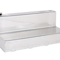Dee Zee Aluminum Diesel Transfer Tank, L-Shape, 92 Gallon, Silver Diamond Plate