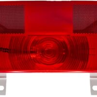 RV Designer Rectangular Stop/Tail/Turn Light, Tall Red, 4-5/8 x 8-9/16 Inch