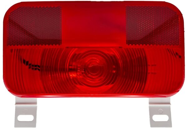 RV Designer Rectangular Stop/Tail/Turn Light, Tall Red, 4-5/8 x 8-9/16 Inch