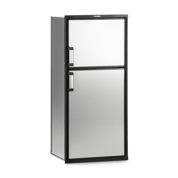 Dometic Americana II Plus Refrigerator, 8 Cubic Feet, Black/Silver