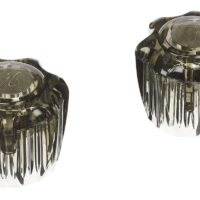 Dura Faucet Acrylic Knob Handle, Smoke, Set of 2