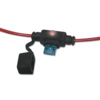 WirthCo Battery Doctor 30 Amp ATM Fuse Holder, 12 Inch, LED Indicator