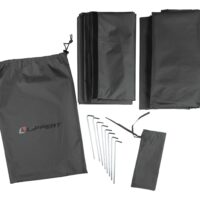 Lippert Portable Canopy Floor, 8 x 8 Feet, Dark Gray, Set of 2