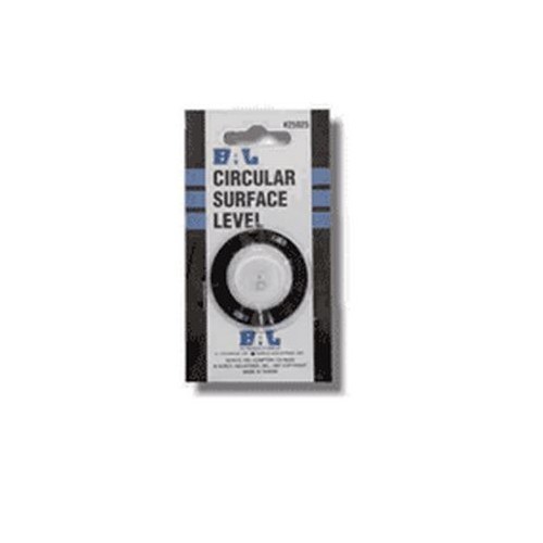 BAL RV Bubble Level, Circular, 1.75 Inch Diameter, 360-Degree Visibility