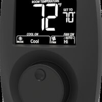 Coleman Mach Single-Stage Furnace Thermostat, 12V LCD, 33-99 Degrees
