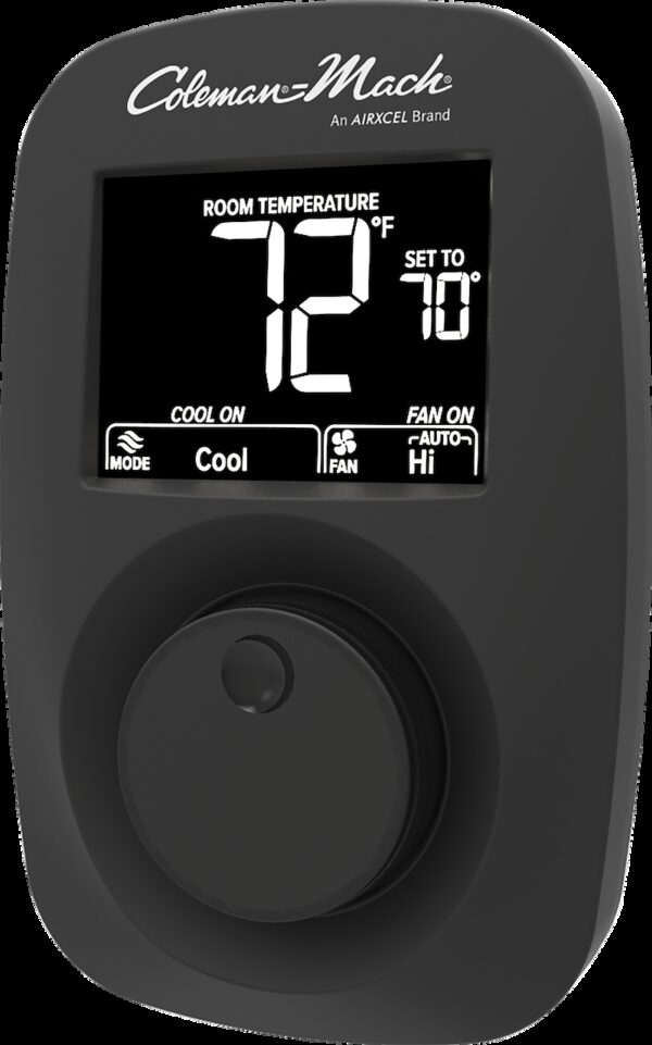 Coleman Mach Single-Stage Furnace Thermostat, 12V LCD, 33-99 Degrees