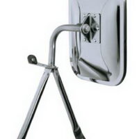 CIPA USA Low Mount Exterior Mirror, 7-1/2 x 10-1/2 Inch, Chrome, Silver
