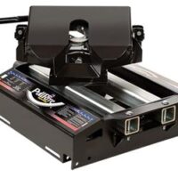 PullRite Super Glide 20,000 lb Fifth Wheel Hitch, Sliding Mount, Black