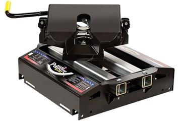 PullRite Super Glide 20,000 lb Fifth Wheel Hitch, Sliding Mount, Black
