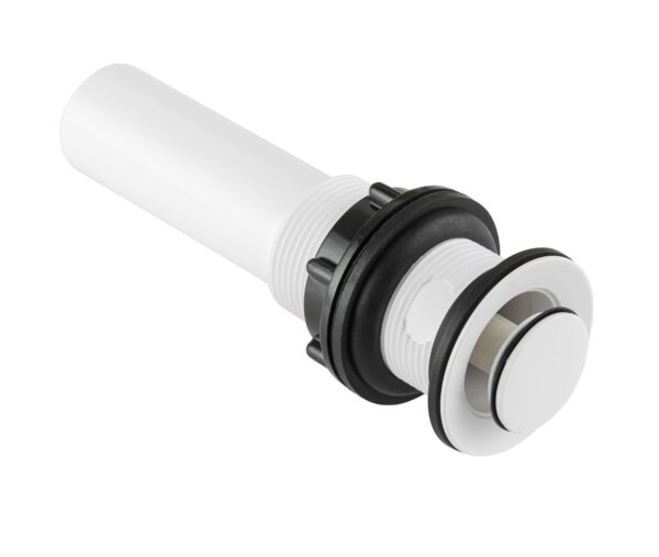 Dura Faucet Pop-Up Sink Drain, 1-1/2 Inch, White