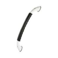 JR Products Exterior Grab Bar, Padded Rubber, 19.3-Inch, Matte White