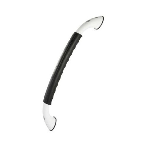 JR Products Exterior Grab Bar, Padded Rubber, 19.3-Inch, Matte White