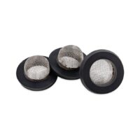Camco Fresh Water Hose Washer with Stainless Steel Mesh Screen, 3-Pack