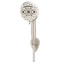 Oxygenics ETL Hand-Held Shower Head, 5-Inch, 10-Spray Settings, Brass, Ivory