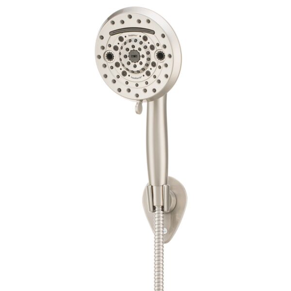 Oxygenics ETL Hand-Held Shower Head, 5-Inch, 10-Spray Settings, Brass, Ivory