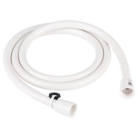 Dura Faucet 60 Inch Shower Head Hose, White Vinyl with Connector