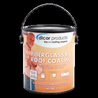 Dicor Fiberglass RV Roof Coating, White, 1 Gallon