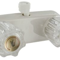 Phoenix Products 2-Valve Shower Control with Vacuum Breaker, White