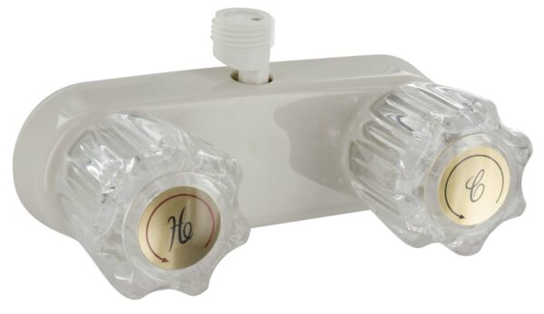 Phoenix Products 2-Valve Shower Control with Vacuum Breaker, White