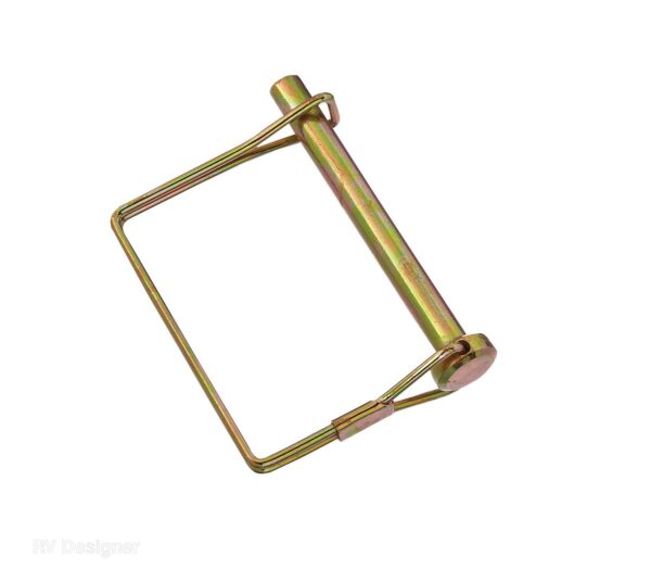 RV Designer Coupler Safety Pin, 5/16 x 2-9/16 Inch, Gold