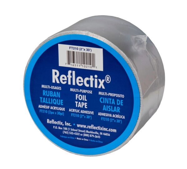 Reflectix Double-Sided Foil Tape, 2 Inch by 30 Feet, Silver