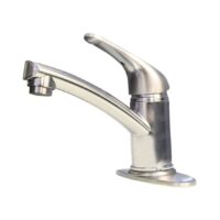 Empire Faucets Lavatory Faucet, 4 Inch Spread, 5 Inch Spout, Brushed Nickel
