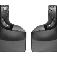 WeatherTech Mud Flap Set, Laser-Measured, Black Matte