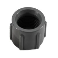 Elkhart Supply Fitting Nut, 1/2 Inch AN, Polished Steel