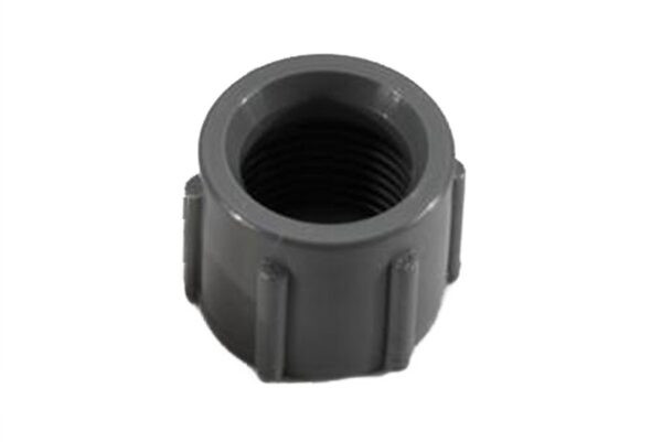 Elkhart Supply Fitting Nut, 1/2 Inch AN, Polished Steel
